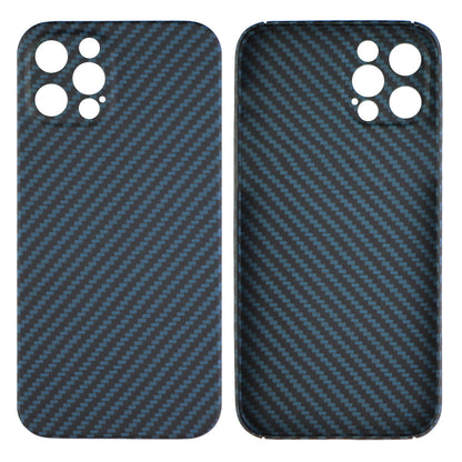 Back Shell for iPhone 13 Pro 6.1 inch Precise Cutout Carbon Fiber / Wavy Texture Aramid Fiber Case Protective Cover