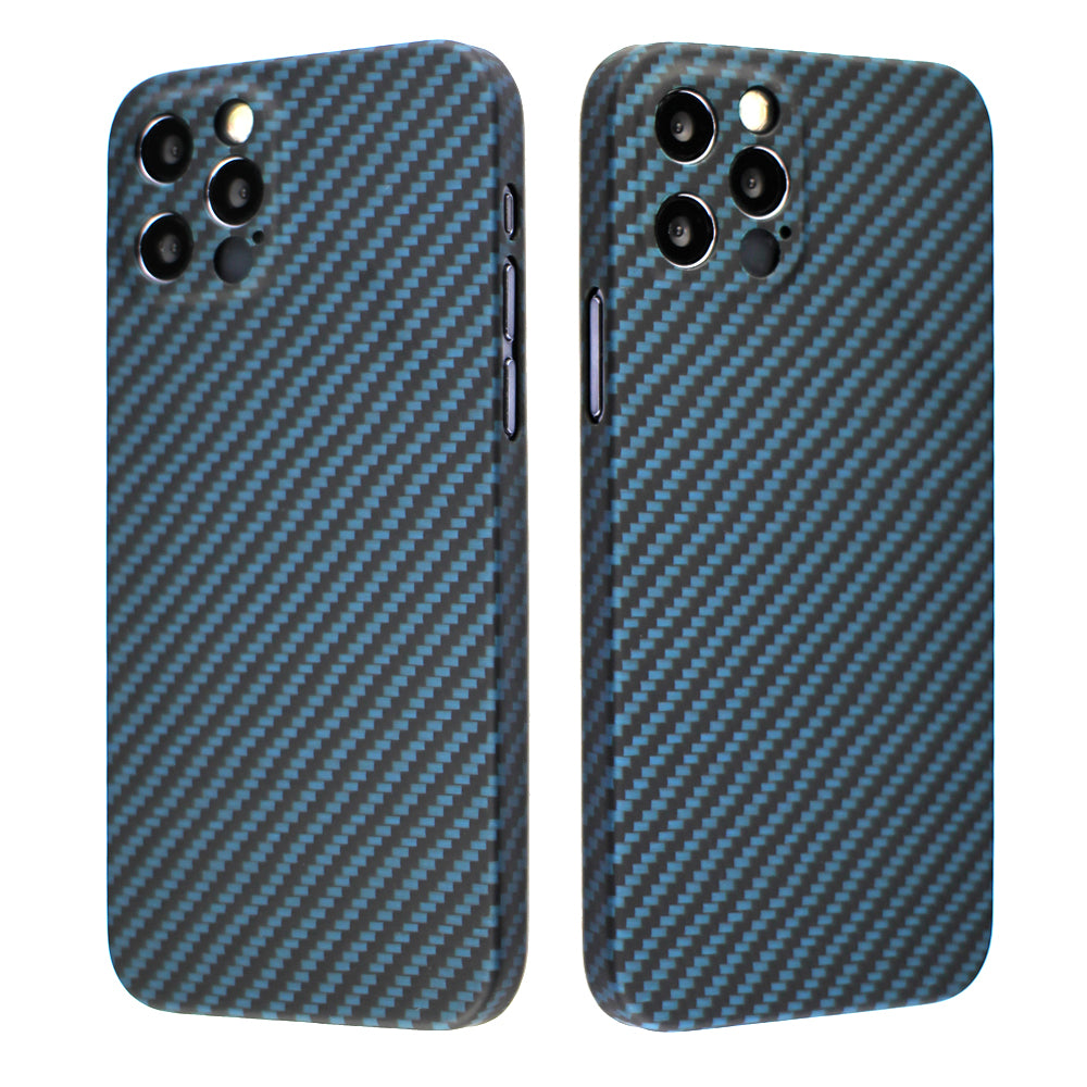 Back Shell for iPhone 13 Pro 6.1 inch Precise Cutout Carbon Fiber / Wavy Texture Aramid Fiber Case Protective Cover