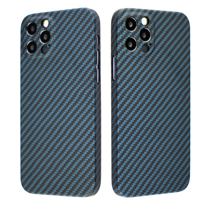 Back Shell for iPhone 13 Pro 6.1 inch Precise Cutout Carbon Fiber / Wavy Texture Aramid Fiber Case Protective Cover