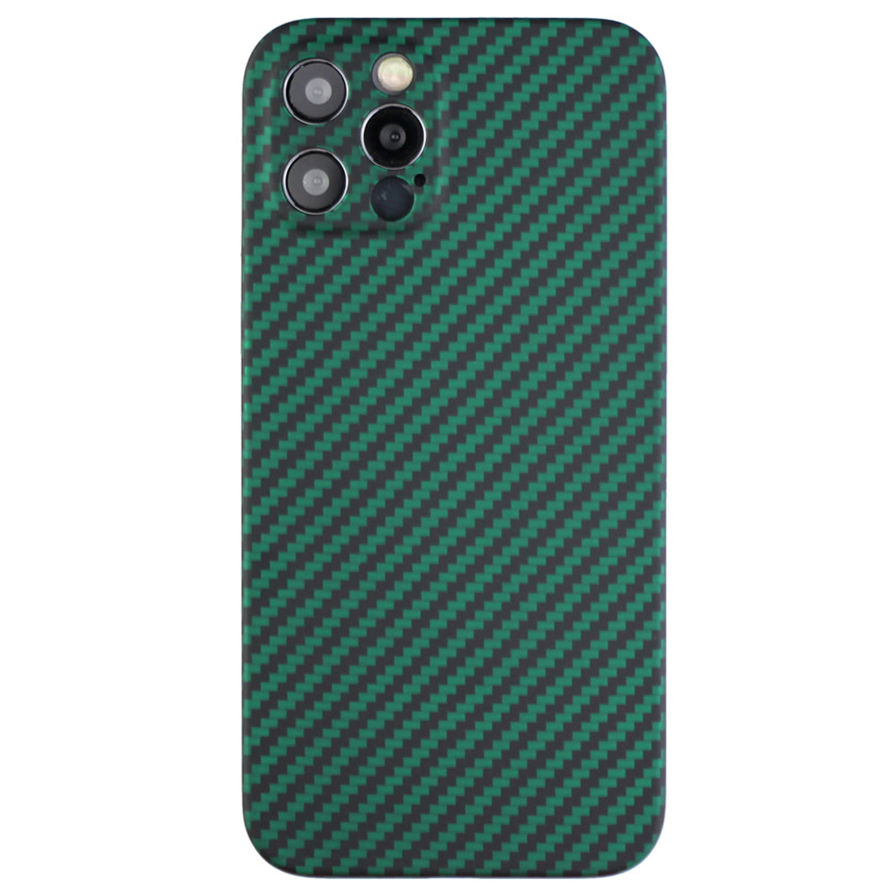 Back Shell for iPhone 13 Pro 6.1 inch Precise Cutout Carbon Fiber / Wavy Texture Aramid Fiber Case Protective Cover