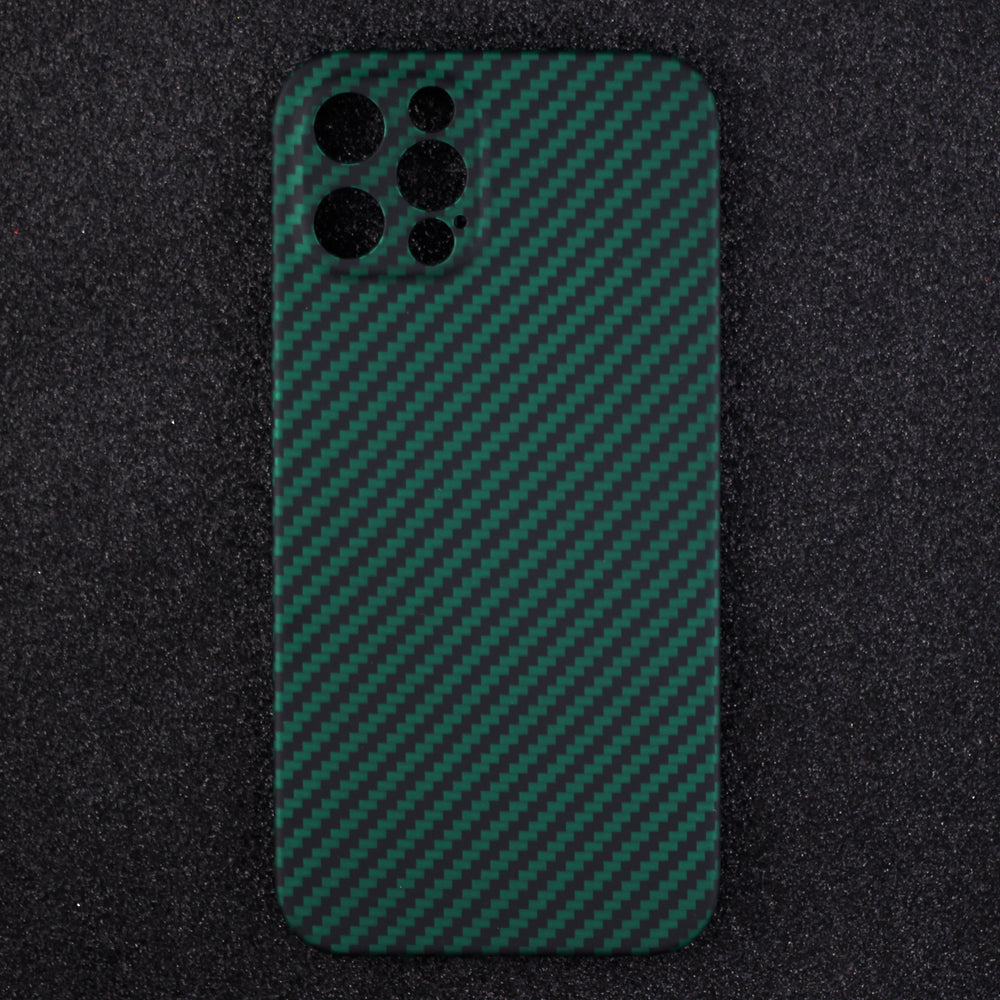 Back Shell for iPhone 13 Pro 6.1 inch Precise Cutout Carbon Fiber / Wavy Texture Aramid Fiber Case Protective Cover