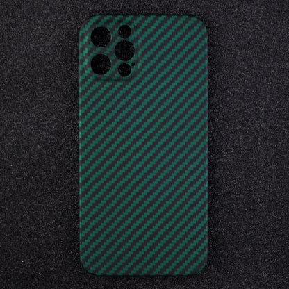 Back Shell for iPhone 13 Pro 6.1 inch Precise Cutout Carbon Fiber / Wavy Texture Aramid Fiber Case Protective Cover