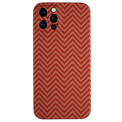 Back Shell for iPhone 13 Pro 6.1 inch Precise Cutout Carbon Fiber / Wavy Texture Aramid Fiber Case Protective Cover