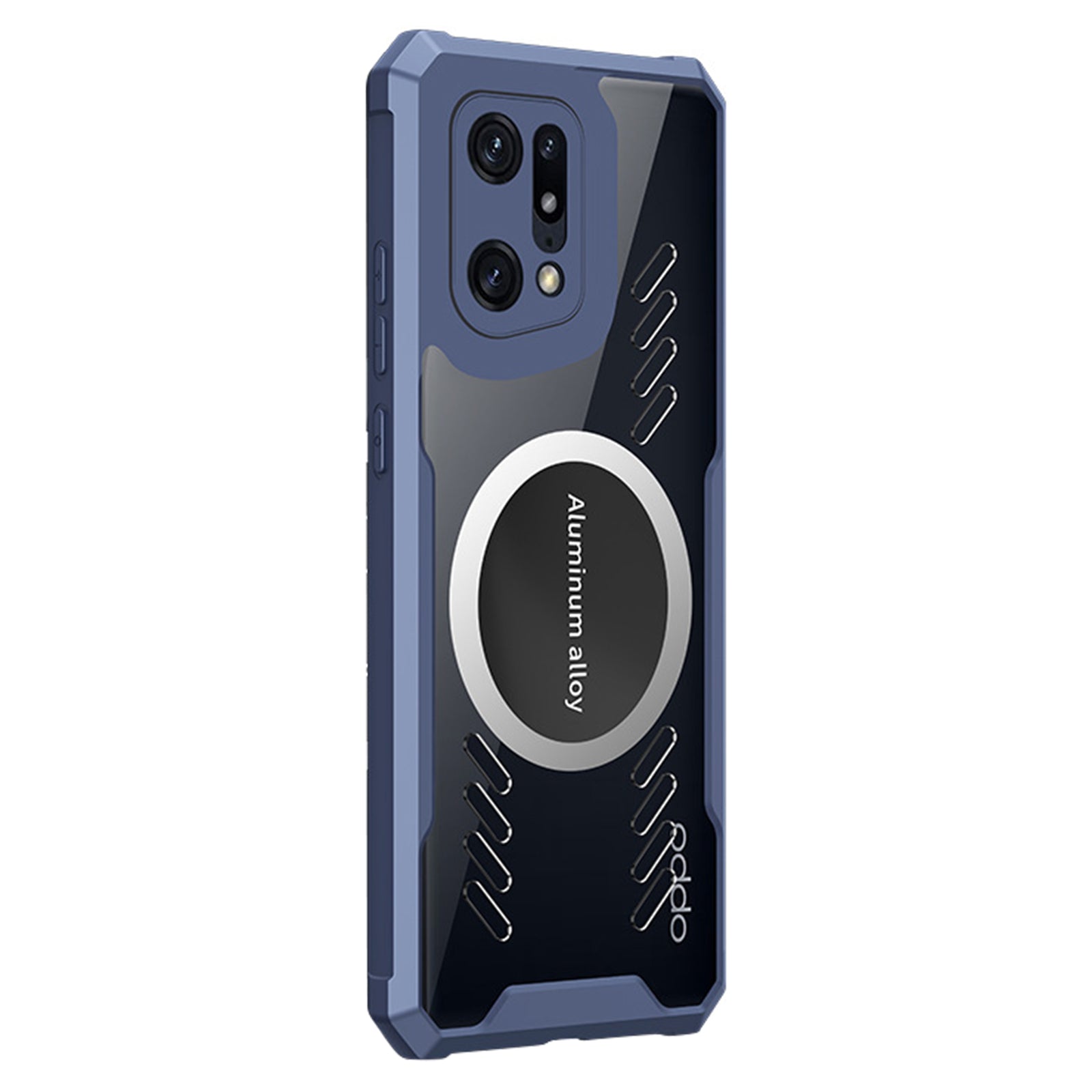 For Oppo Find X5 Pro 5G Clear Phone Shell Cover Graphene Heat Dissipation Gaming Cooling Phone Case Works for Magnetic Car Mount Holder