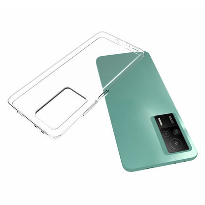 10Pcs  /  Pack For Xiaomi Redmi K60E 5G Inner Watermark-Free TPU Phone Case Lightweight Non-slip Transparent Phone Cover