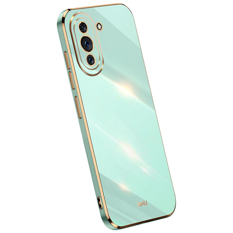 XINLI Soft Phone Case for Huawei nova 10 4G, Electroplating TPU Back Shell Anti-collision Full Camera Lens Protection Cover