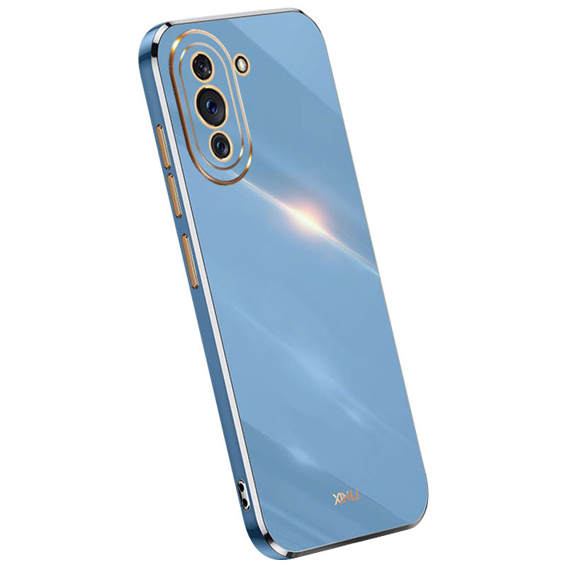 XINLI Soft Phone Case for Huawei nova 10 4G, Electroplating TPU Back Shell Anti-collision Full Camera Lens Protection Cover