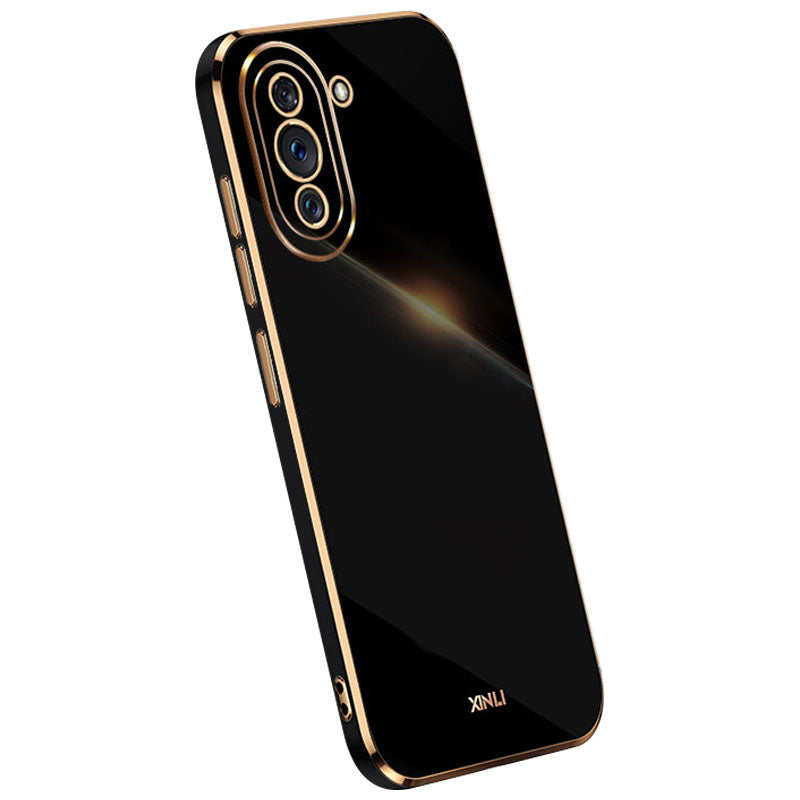 XINLI Soft Phone Case for Huawei nova 10 4G, Electroplating TPU Back Shell Anti-collision Full Camera Lens Protection Cover