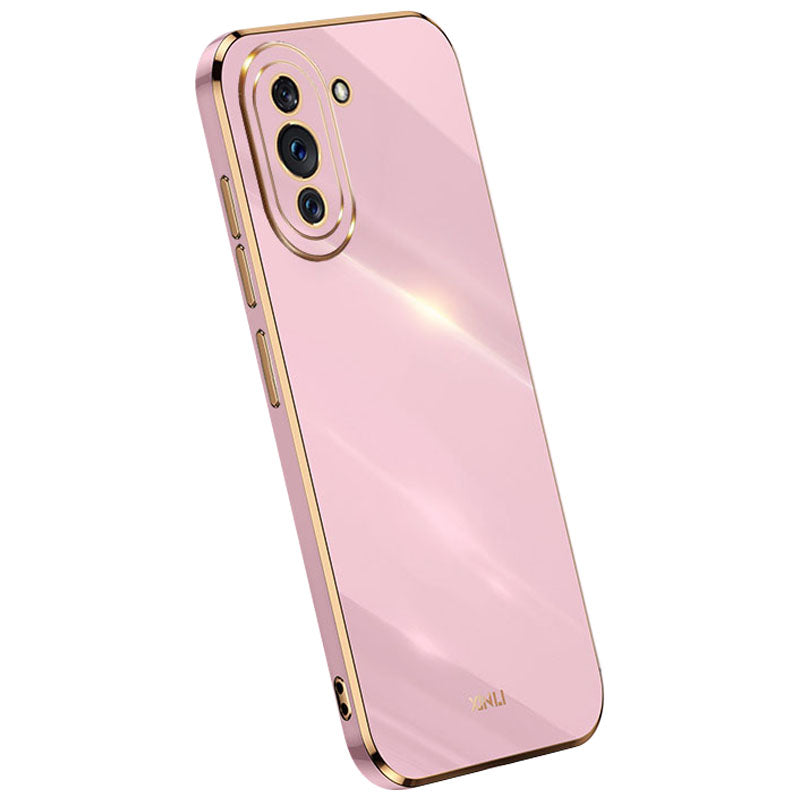 XINLI Soft Phone Case for Huawei nova 10 4G, Electroplating TPU Back Shell Anti-collision Full Camera Lens Protection Cover