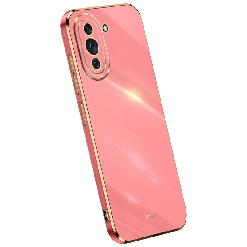 XINLI Soft Phone Case for Huawei nova 10 4G, Electroplating TPU Back Shell Anti-collision Full Camera Lens Protection Cover