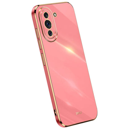 XINLI Soft Phone Case for Huawei nova 10 4G, Electroplating TPU Back Shell Anti-collision Full Camera Lens Protection Cover
