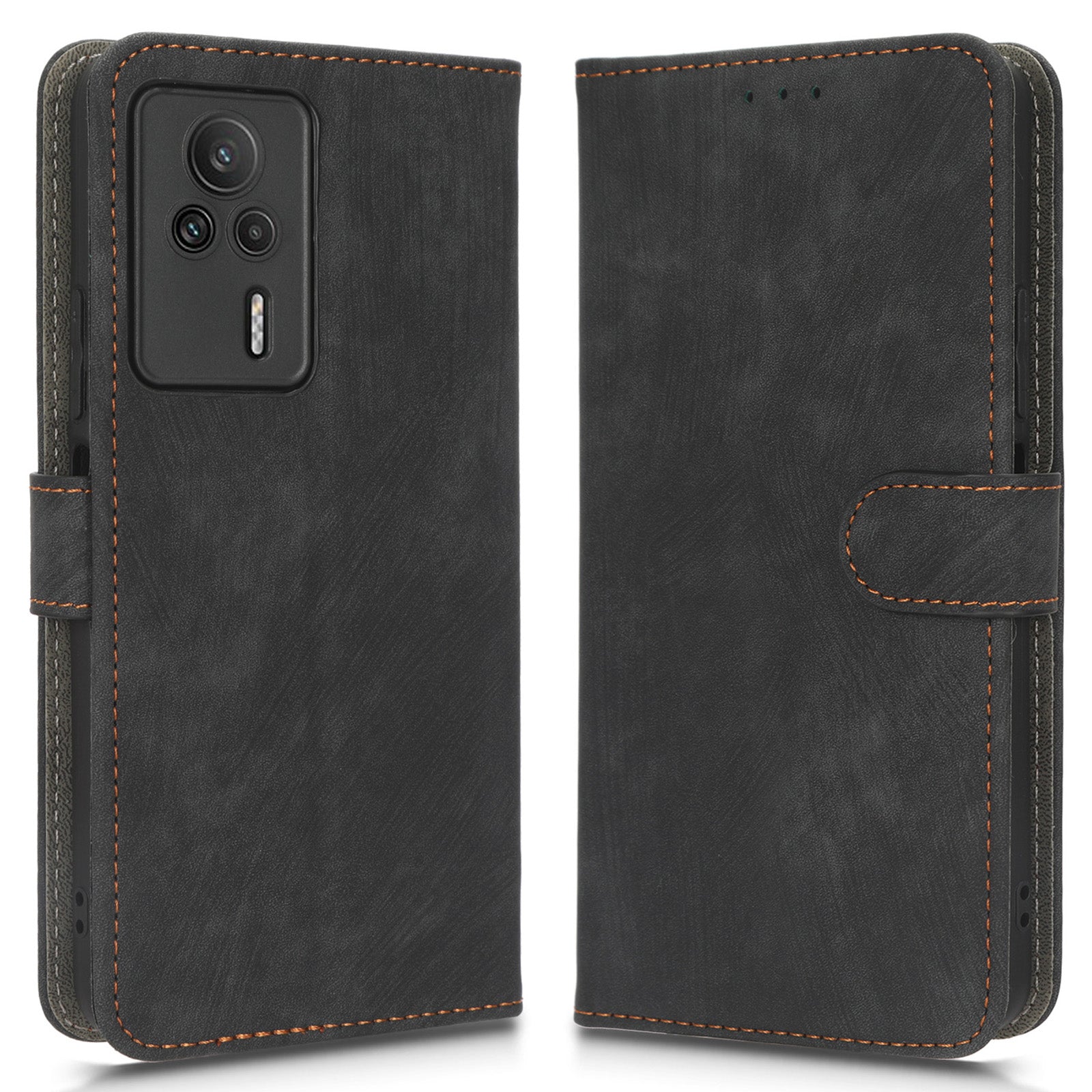 For Xiaomi Redmi K60E 5G RFID Blocking Stand Phone Case Leather Anti-scratch Protective Cell Phone Cover with Wallet