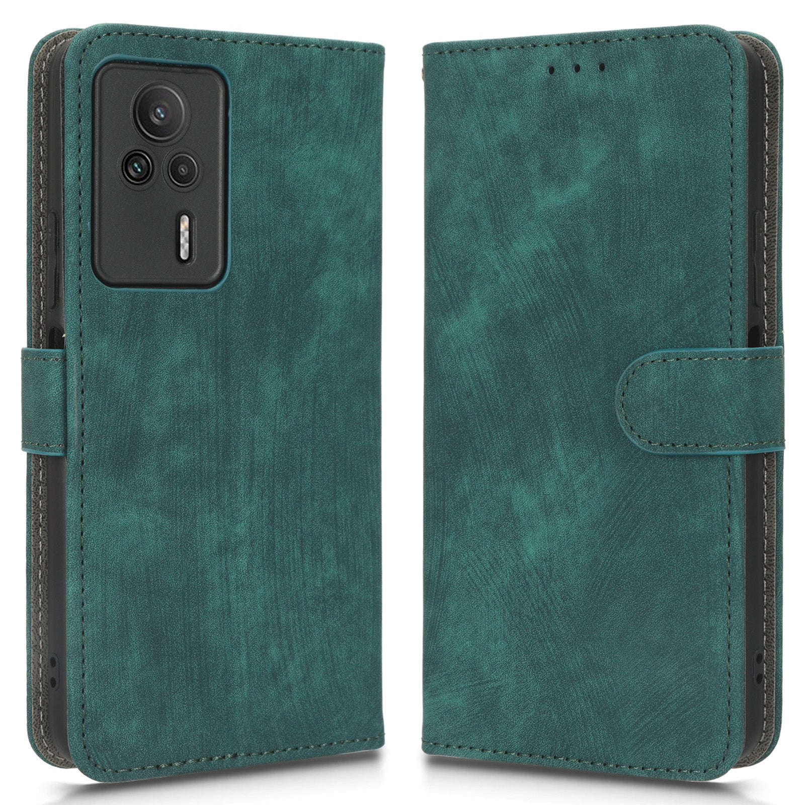 For Xiaomi Redmi K60E 5G RFID Blocking Stand Phone Case Leather Anti-scratch Protective Cell Phone Cover with Wallet