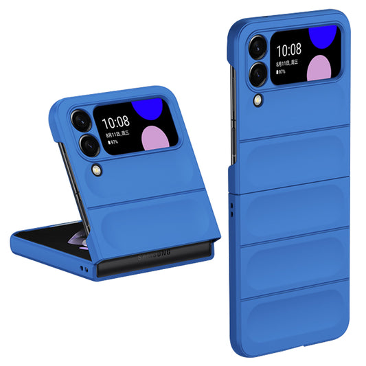 Skin-touch Folding Phone Case for Samsung Galaxy Z Flip4 5G, Hard PC Back Rugged Phone Cover