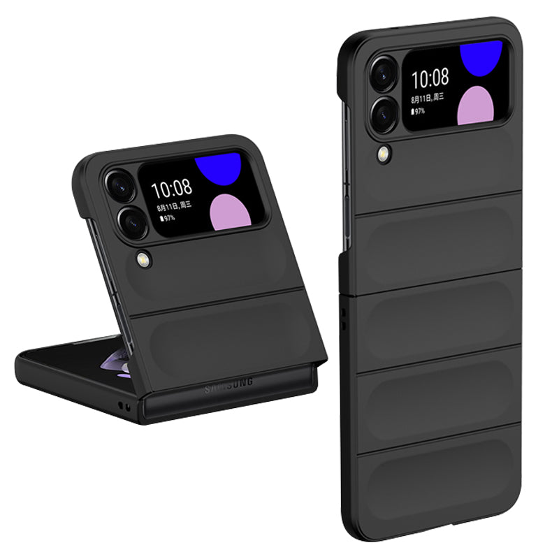 Skin-touch Folding Phone Case for Samsung Galaxy Z Flip4 5G, Hard PC Back Rugged Phone Cover