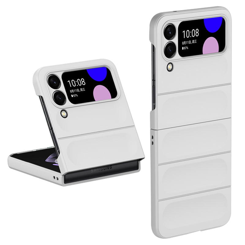 Skin-touch Folding Phone Case for Samsung Galaxy Z Flip4 5G, Hard PC Back Rugged Phone Cover