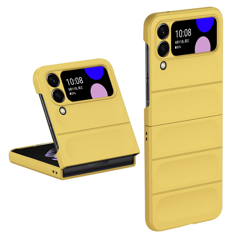 Skin-touch Folding Phone Case for Samsung Galaxy Z Flip4 5G, Hard PC Back Rugged Phone Cover