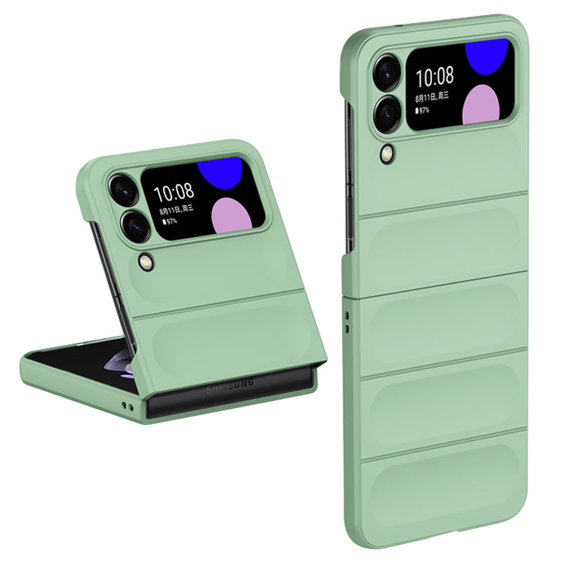 Skin-touch Folding Phone Case for Samsung Galaxy Z Flip4 5G, Hard PC Back Rugged Phone Cover