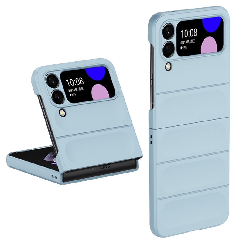 Skin-touch Folding Phone Case for Samsung Galaxy Z Flip4 5G, Hard PC Back Rugged Phone Cover