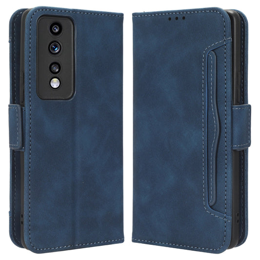 For Honor 80 GT 5G Anti-fall PU Leather Phone Cover Multiple Card Slots Stand Wallet Phone Case