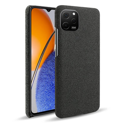Slim Case for Huawei nova Y61 4G Shockproof Cover Solid Color Hard PC Cloth Phone Case