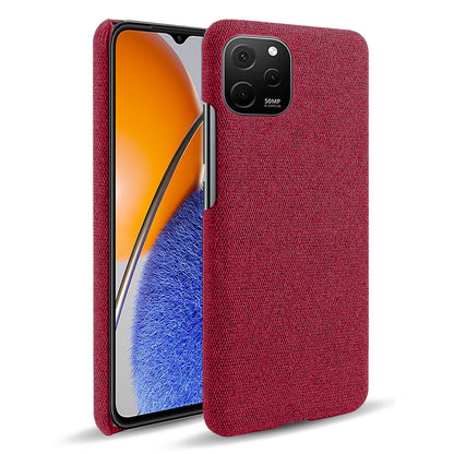 Slim Case for Huawei nova Y61 4G Shockproof Cover Solid Color Hard PC Cloth Phone Case