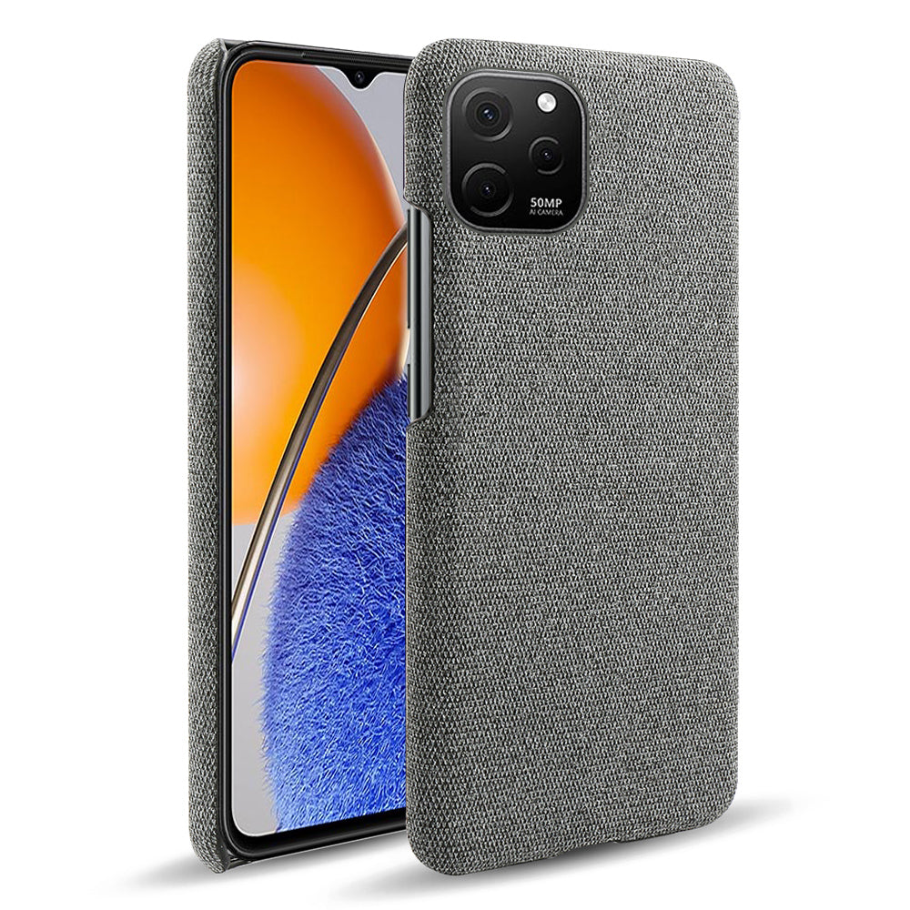 Slim Case for Huawei nova Y61 4G Shockproof Cover Solid Color Hard PC Cloth Phone Case