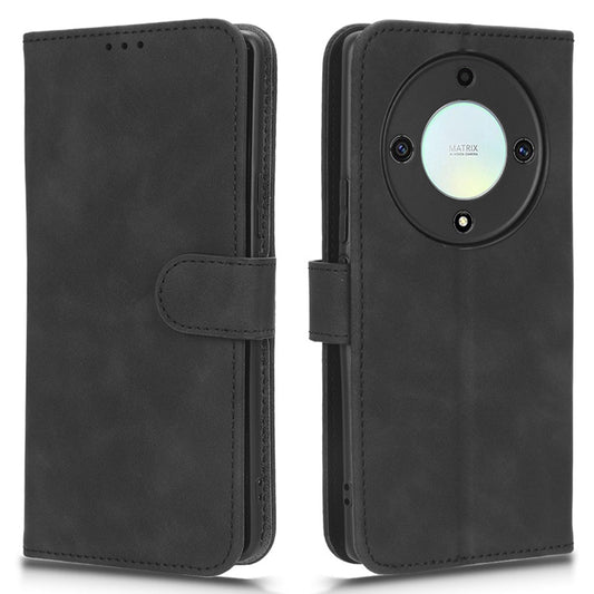 For Honor X40 5G / X9a 5G / Magic5 Lite 5G Full Protection Mobile Phone Case Skin-touch Stand Flip Leather Wallet Phone Cover