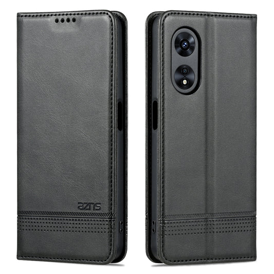 AZNS For Oppo A58 5G / A58x 5G / A78 5G Anti-Scratch Leather Phone Case Stand Wallet Magnetic Flip Cover