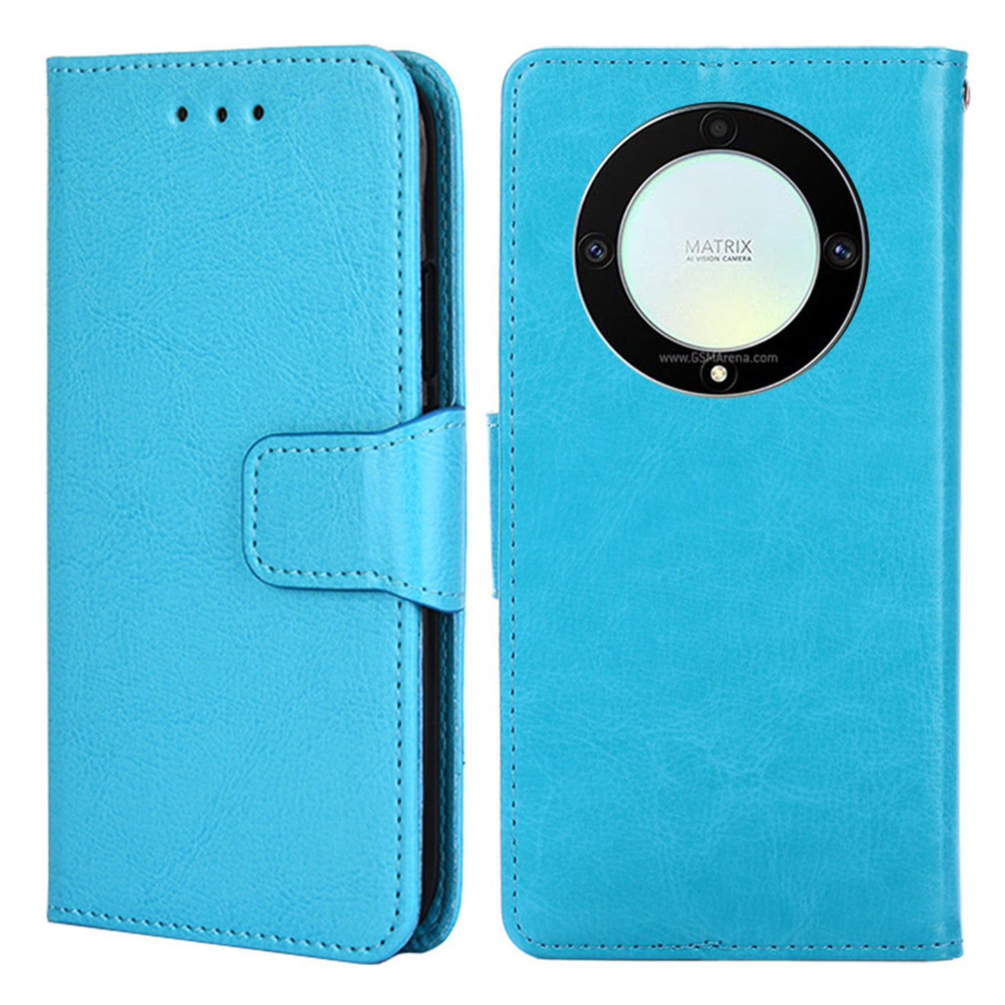 For Honor X9a 5G / X40 5G /  Magic5 Lite 5G Cell Phone Cover PU Leather Stand Wallet Protective Phone Case
