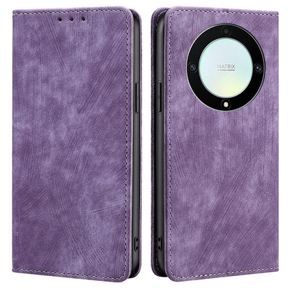 For Honor X9a 5G / X40 5G / Magic5 Lite 5G RFID Blocking Phone Cover Leather Wallet Stand Phone Case