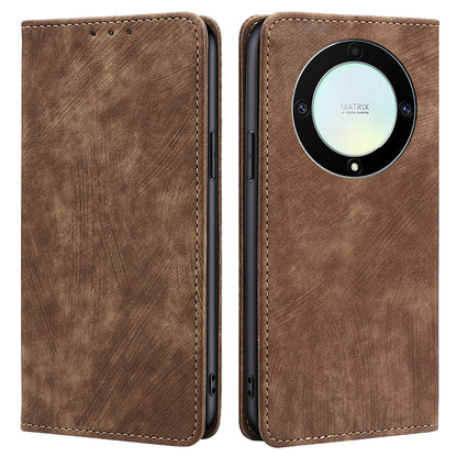 For Honor X9a 5G / X40 5G / Magic5 Lite 5G RFID Blocking Phone Cover Leather Wallet Stand Phone Case