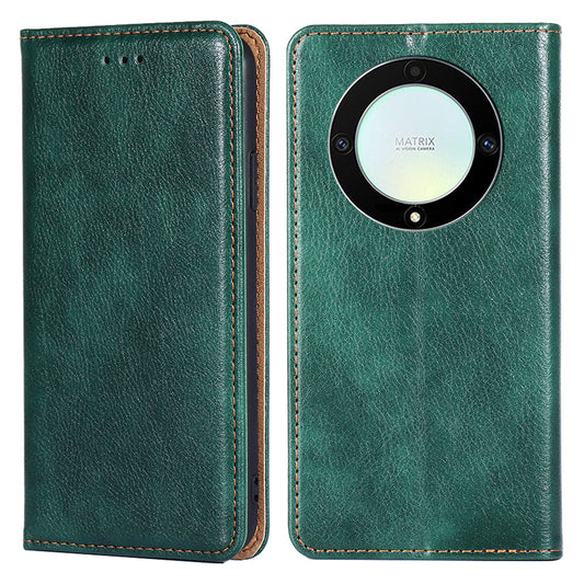 For Honor X40 5G / X9a 5G / Magic5 Lite 5G PU Leather Wallet Phone Case Magnetic Auto-closing Shockproof Stand Cover