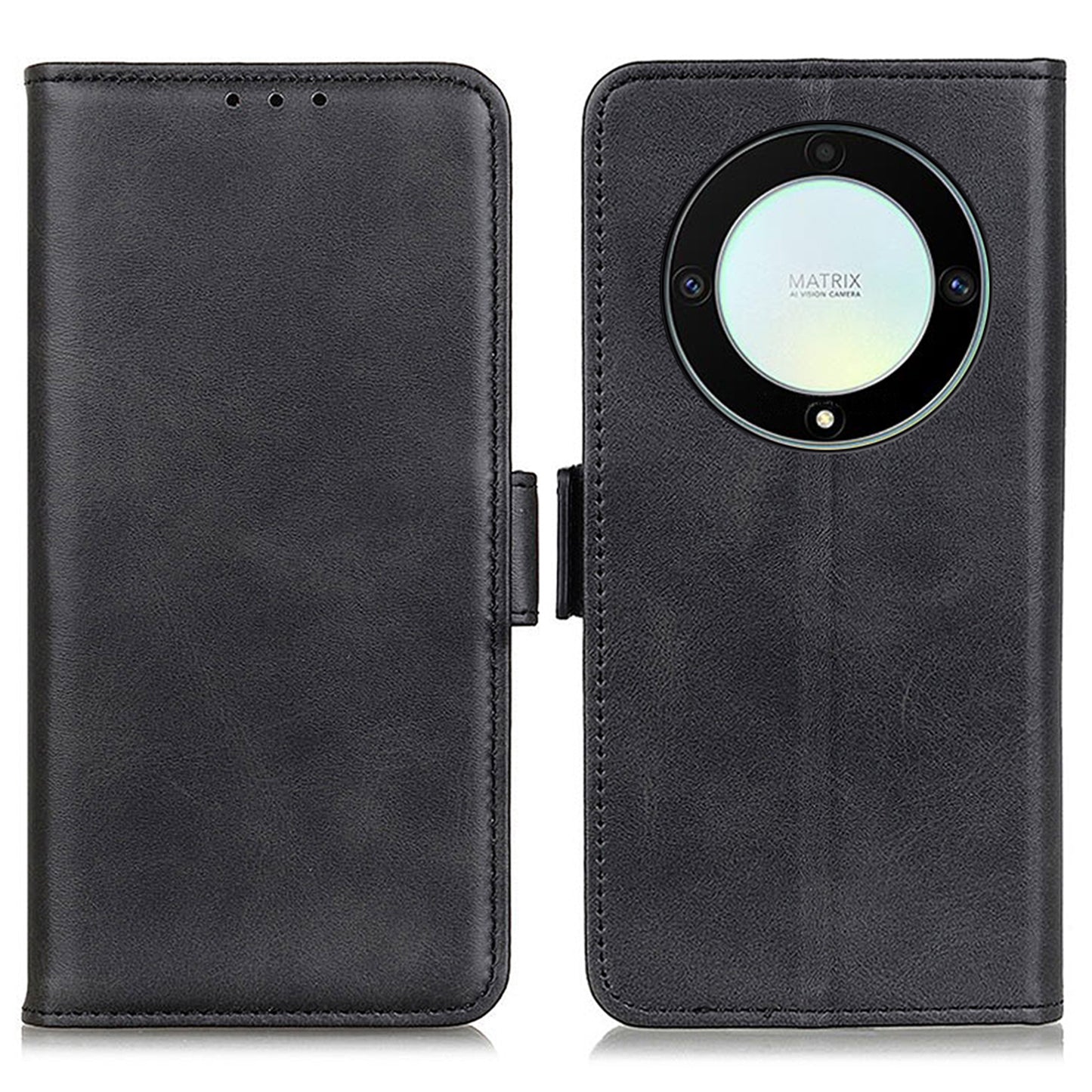 For Honor X9a 5G / X40 5G / Magic5 Lite 5G Phone Wallet Case Cowhide Texture Leather Stand Phone Cover