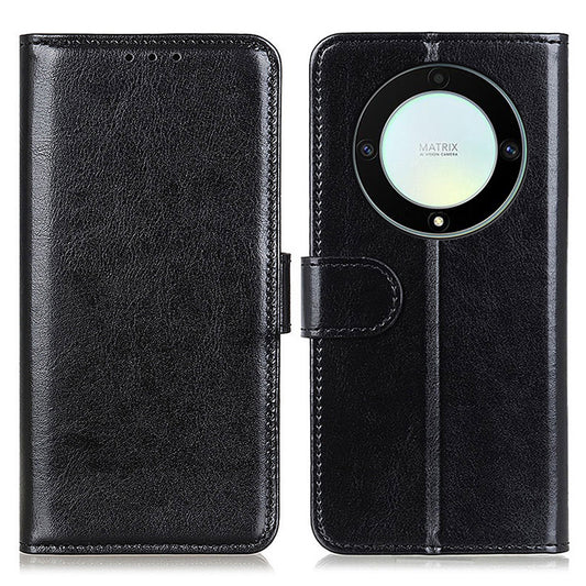 For Honor X9a 5G / X40 5G / Magic5 Lite 5G Stand Phone Case Crazy Horse Texture Wallet Phone Leather Cover