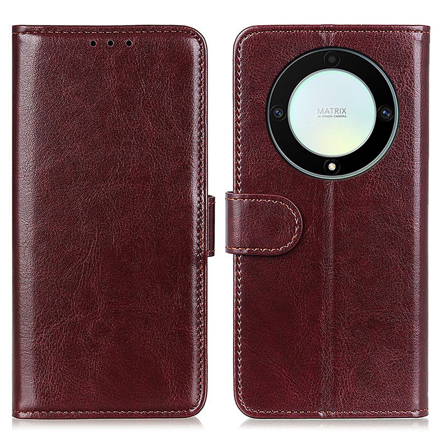 For Honor X9a 5G / X40 5G / Magic5 Lite 5G Stand Phone Case Crazy Horse Texture Wallet Phone Leather Cover