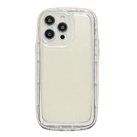 For iPhone 13 Pro 6.1 inch Transparent TPU Phone Case with Shockproof Airbag Soft Back Protective Cover