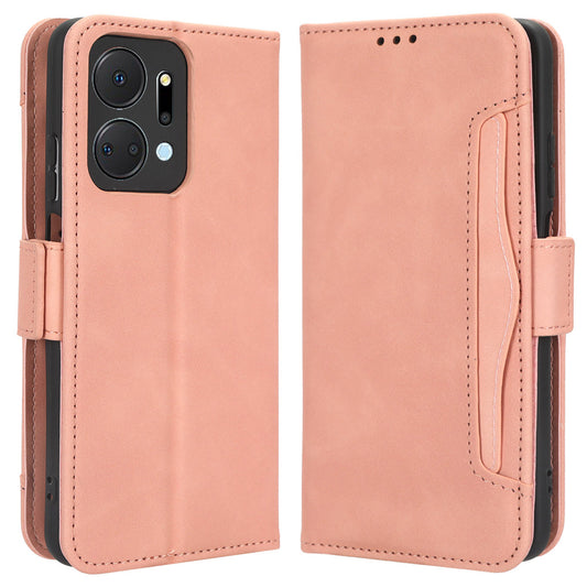 For Honor X7a 5G / Play7T 5G Wallet Phone Case Multiple Card Slots Stand Protective Flip Leather Phone Cover