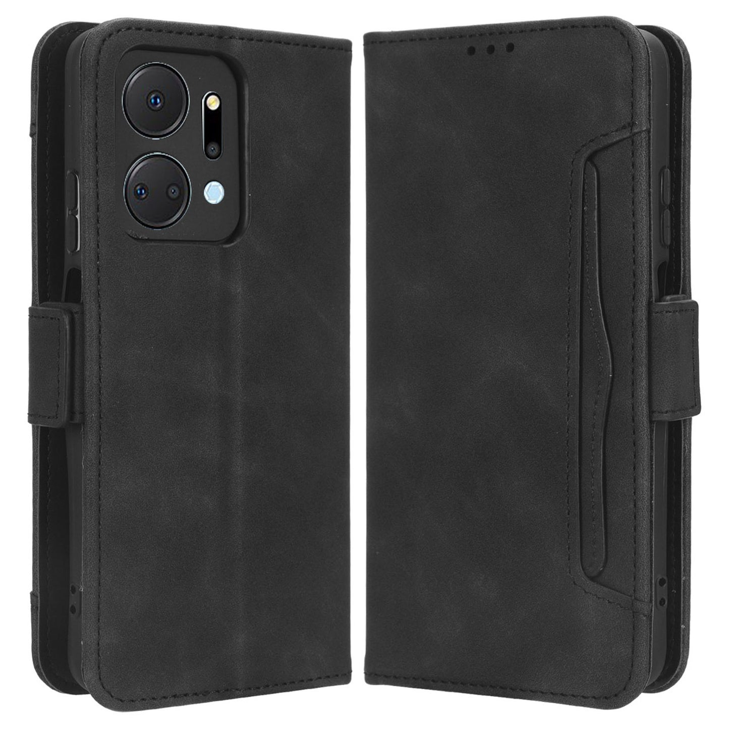 For Honor X7a 5G / Play7T 5G Wallet Phone Case Multiple Card Slots Stand Protective Flip Leather Phone Cover