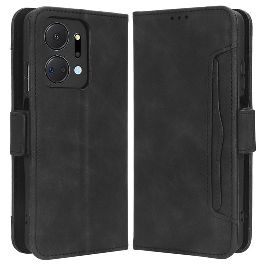 For Honor X7a 5G / Play7T 5G Wallet Phone Case Multiple Card Slots Stand Protective Flip Leather Phone Cover