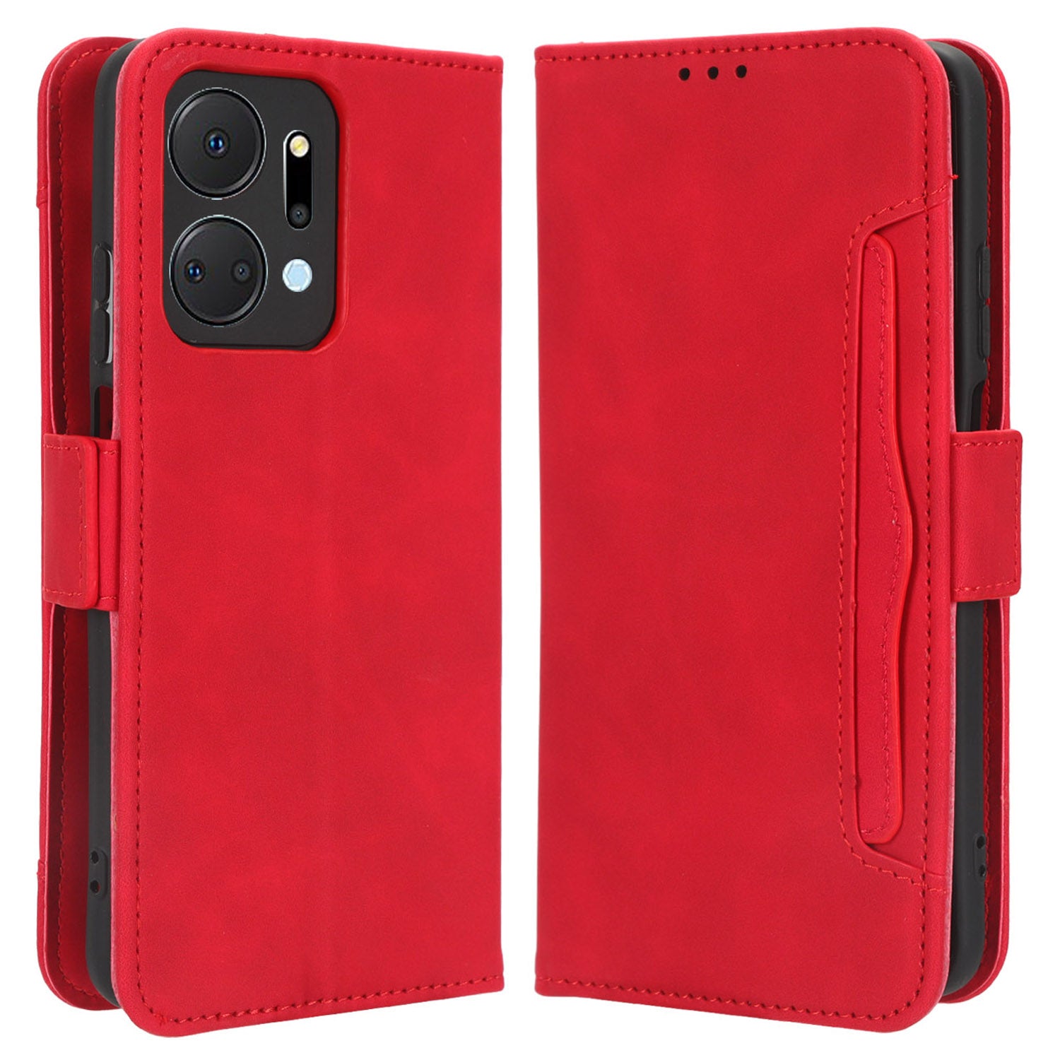 For Honor X7a 5G / Play7T 5G Wallet Phone Case Multiple Card Slots Stand Protective Flip Leather Phone Cover