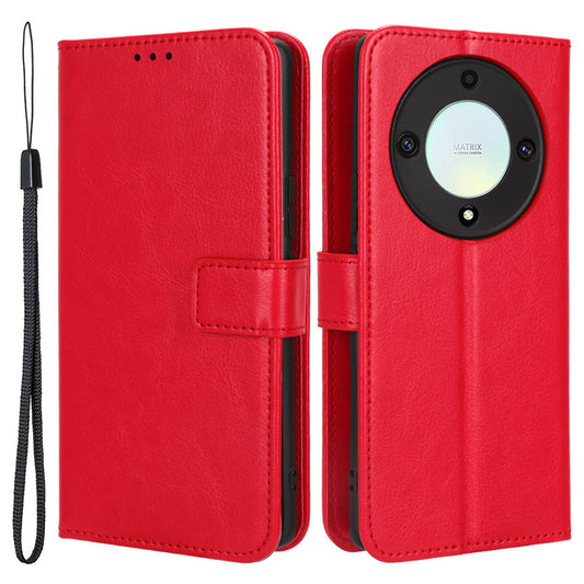 For Honor X9a 5G / X40 5G / Magic5 Lite 5G Cell Phone Cover Crazy Horse Texture Wallet Stand Phone Leather Case
