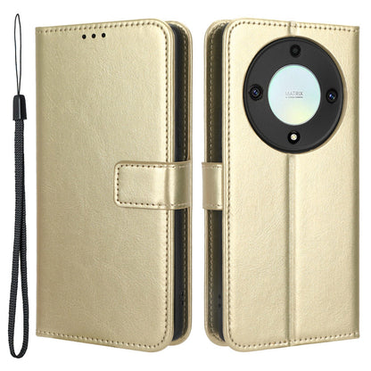 For Honor X9a 5G / X40 5G / Magic5 Lite 5G Cell Phone Cover Crazy Horse Texture Wallet Stand Phone Leather Case