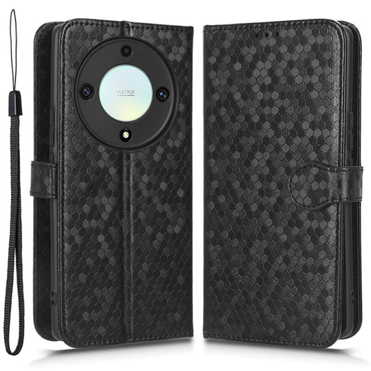 For Honor X40 5G / X9a 5G / Magic5 Lite 5G Cell Phone Case Dot Pattern Imprinted Leather Stand Cover Wallet
