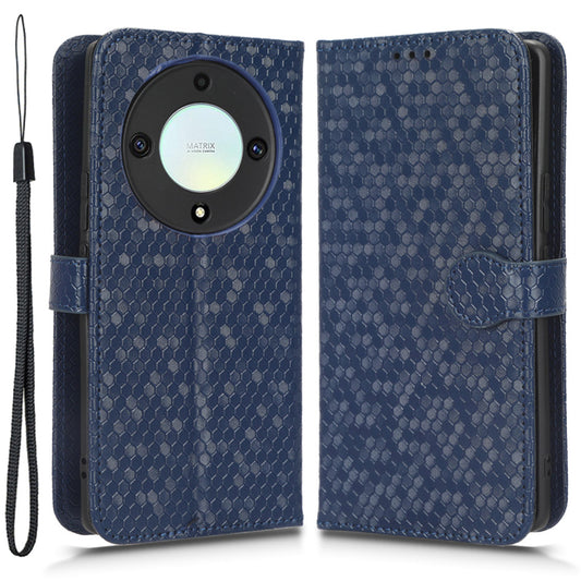 For Honor X40 5G / X9a 5G / Magic5 Lite 5G Cell Phone Case Dot Pattern Imprinted Leather Stand Cover Wallet