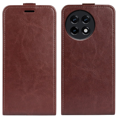 Vertical Flip Cover for OnePlus Ace 2 5G / 11R 5G , Crazy Horse Texture Leather Card Slot Case