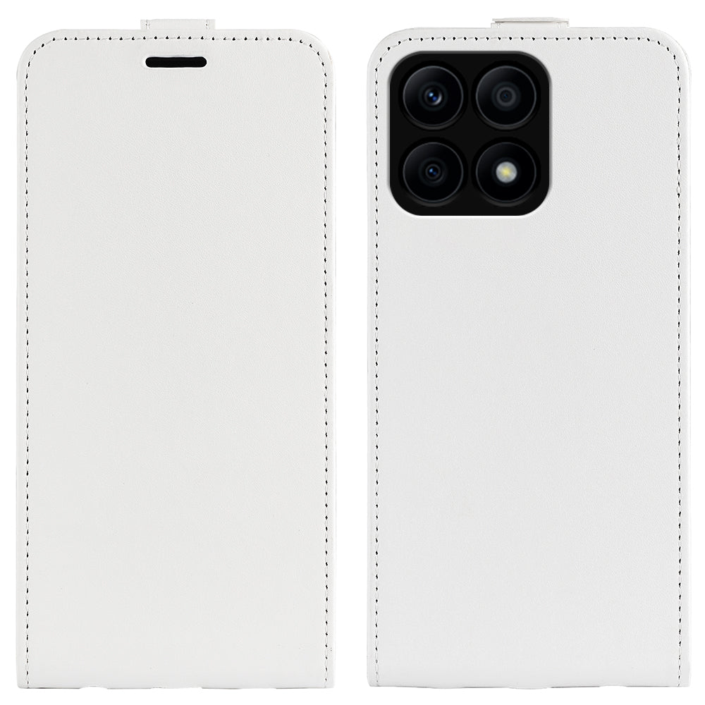 For Honor X8a 4G Crazy Horse Texture Card Holder Vertical Flip Phone Case Leather Protective Cover