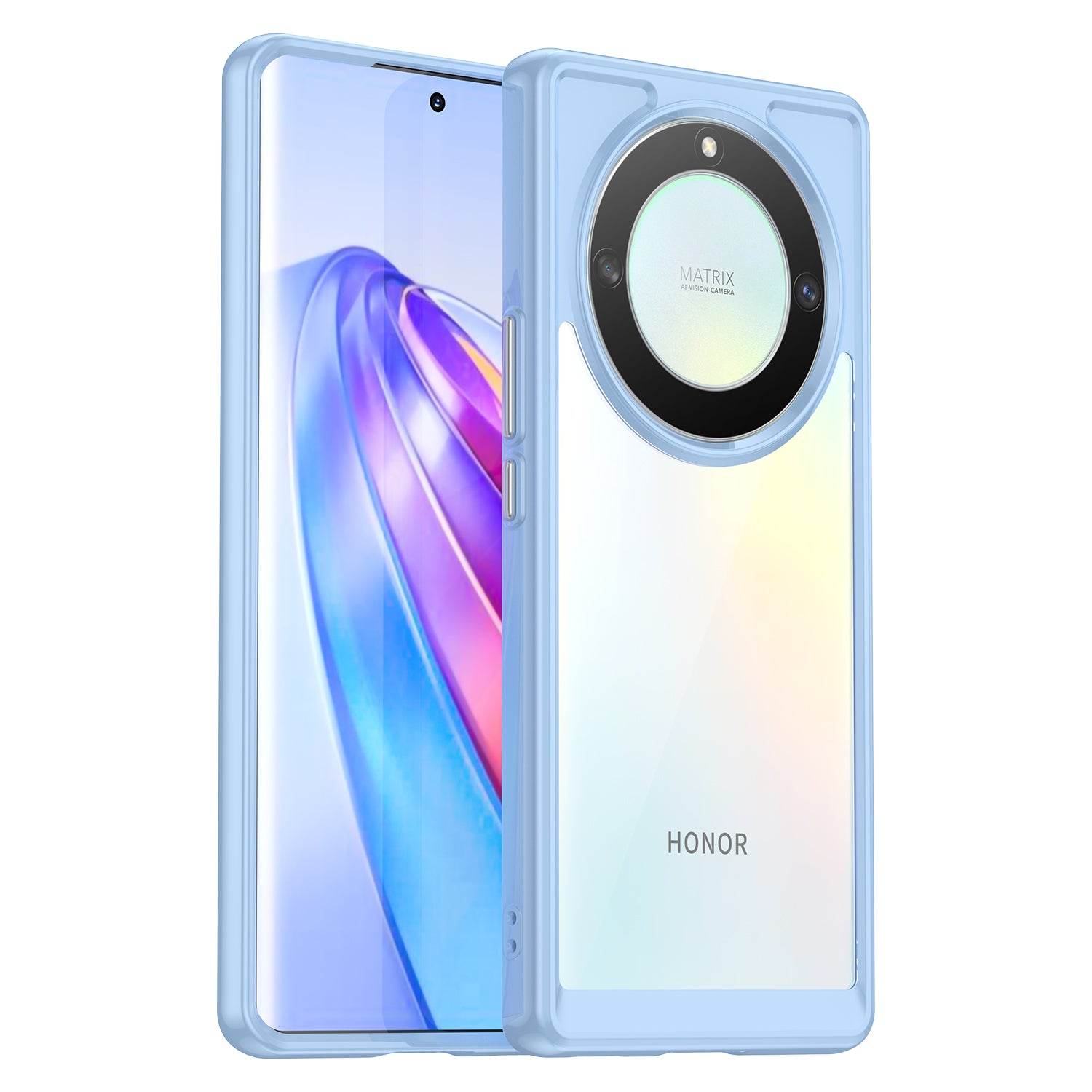 For Honor Magic5 Lite 5G / X40 5G / X9a 5G Clear Phone Case TPU + Acrylic Shockproof Protective Cover