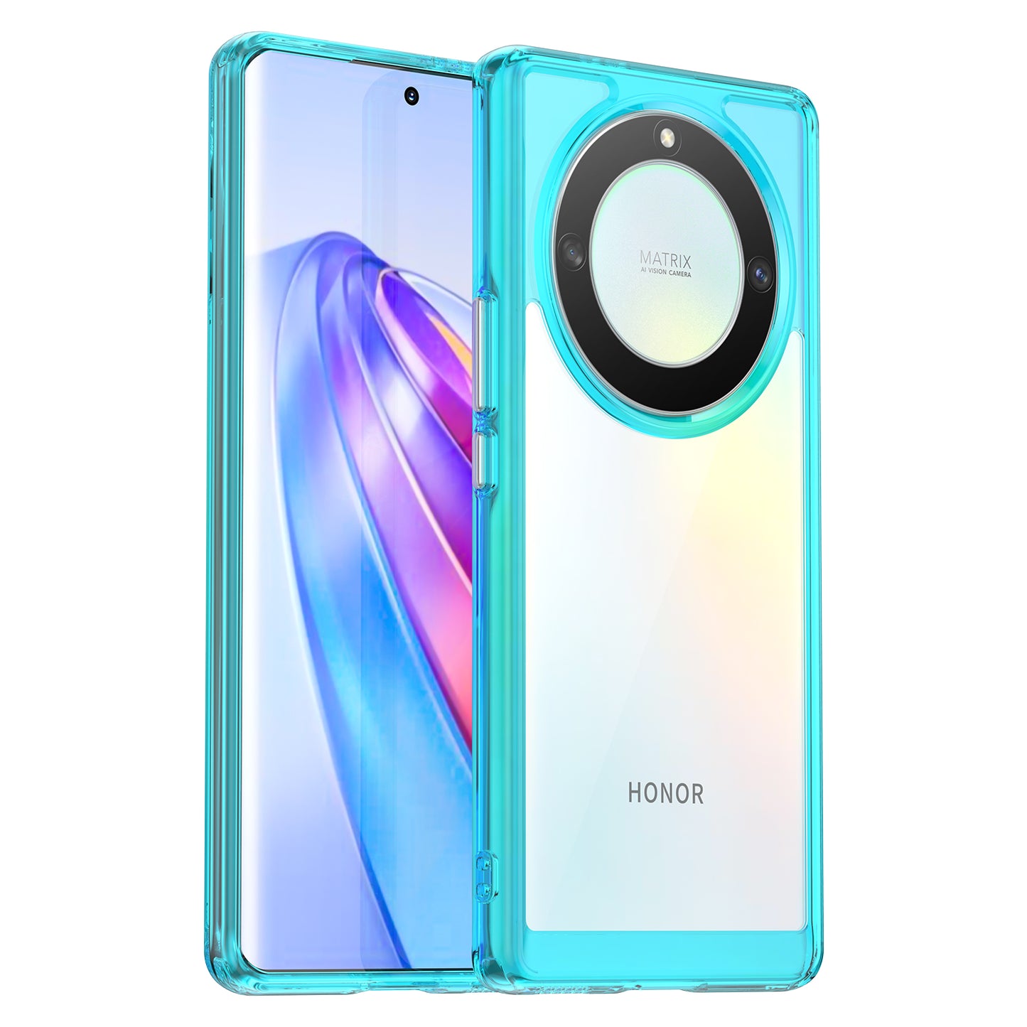 For Honor Magic5 Lite 5G / X40 5G / X9a 5G Clear Phone Case TPU + Acrylic Shockproof Protective Cover