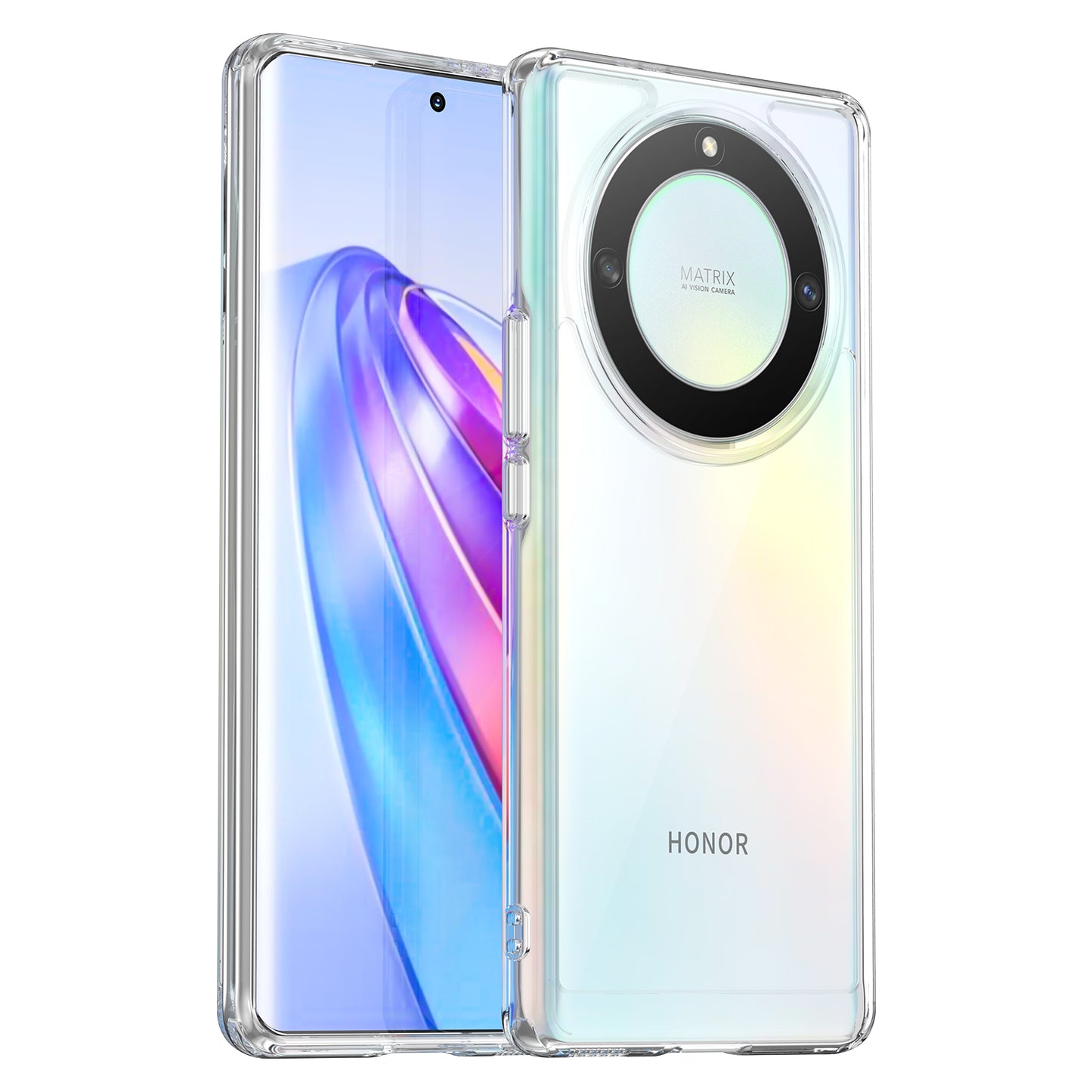 For Honor Magic5 Lite 5G / X40 5G / X9a 5G Clear Phone Case TPU + Acrylic Shockproof Protective Cover